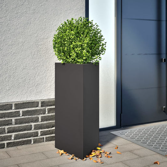 Plantenbakken Driehoek 40X34,5X70 Cm Staal Zwart 2 40 x 34.5 x 70 cm Staal/Zwart