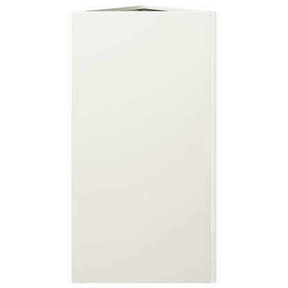 Plantenbakken Driehoek 40X34,5X70 Cm Staal Wit 2 40 x 34.5 x 70 cm Staal/Wit