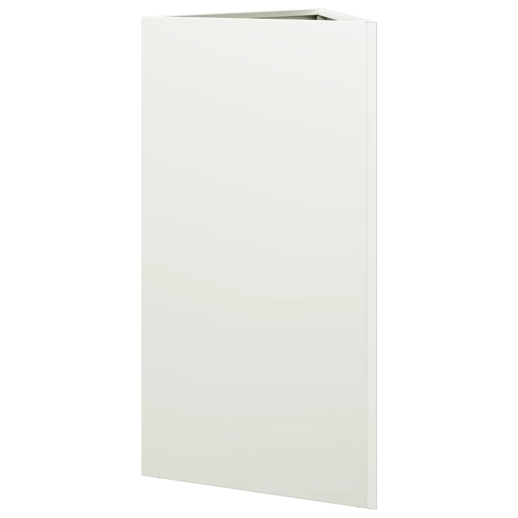 Plantenbakken Driehoek 40X34,5X70 Cm Staal Wit 2 40 x 34.5 x 70 cm Staal/Wit