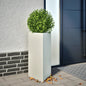 Plantenbakken Driehoek 40X34,5X70 Cm Staal Wit 2 40 x 34.5 x 70 cm Staal/Wit