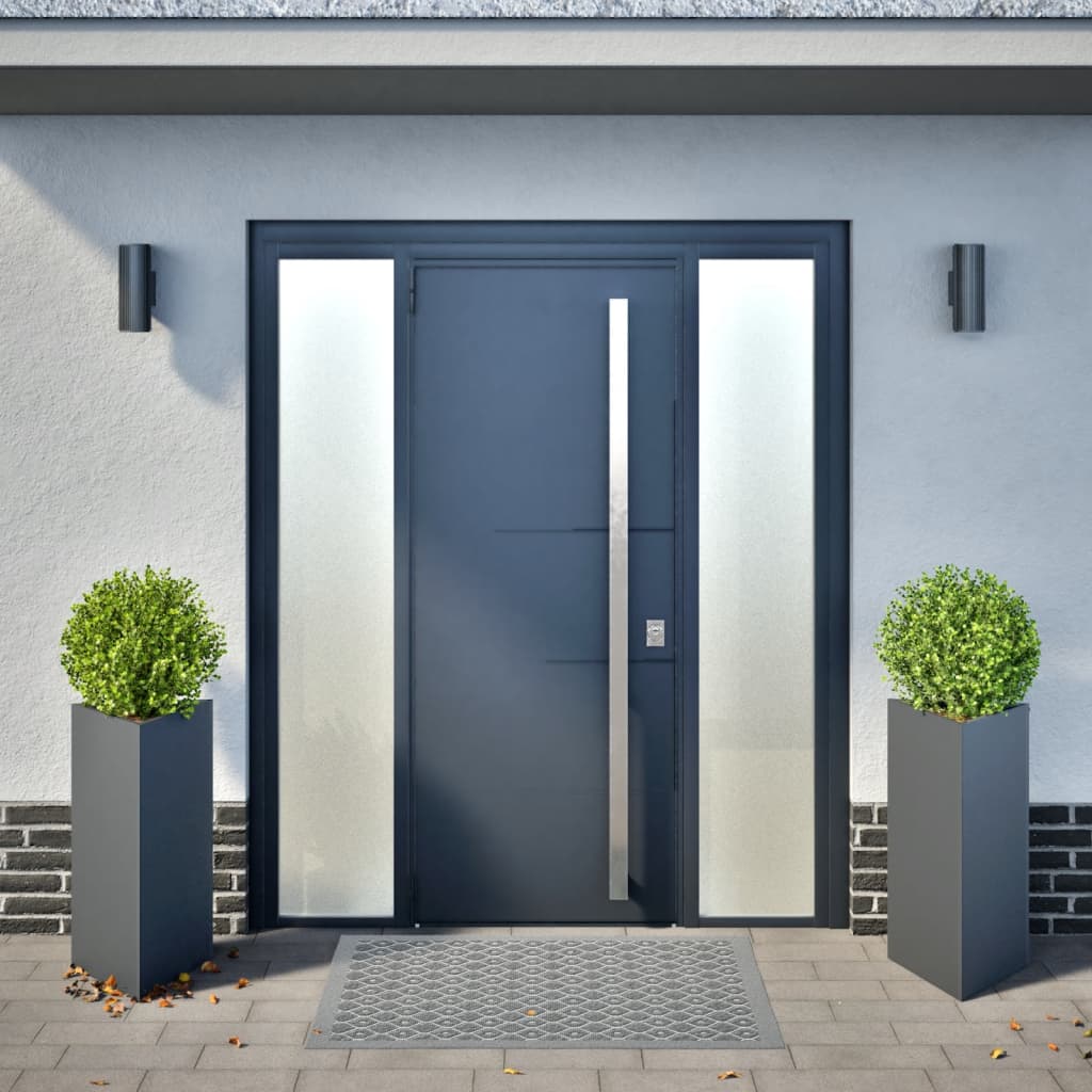 Plantenbakken Driehoek 40X34,5X70 Cm Staal Antracietkleur 2 40 x 34.5 x 70 cm Staal/Antracietkleurig