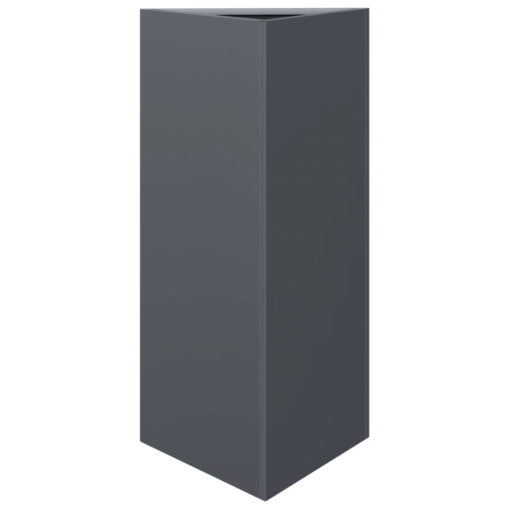 Plantenbakken Driehoek 40X34,5X70 Cm Staal Antracietkleur 2 40 x 34.5 x 70 cm Staal/Antracietkleurig