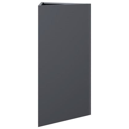 Plantenbakken Driehoek 40X34,5X70 Cm Staal Antracietkleur 2 40 x 34.5 x 70 cm Staal/Antracietkleurig