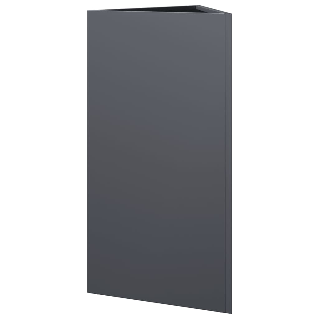 Plantenbakken Driehoek 40X34,5X70 Cm Staal Antracietkleur 2 40 x 34.5 x 70 cm Staal/Antracietkleurig