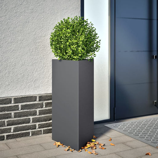 Plantenbakken Driehoek 40X34,5X70 Cm Staal Antracietkleur 2 40 x 34.5 x 70 cm Staal/Antracietkleurig