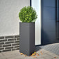 Plantenbakken Driehoek 40X34,5X70 Cm Staal Antracietkleur 2 40 x 34.5 x 70 cm Staal/Antracietkleurig