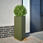 Plantenbakken Driehoek 40X34,5X70 Cm Staal Olijfgroen 2 40 x 34.5 x 70 cm Staal/Groen