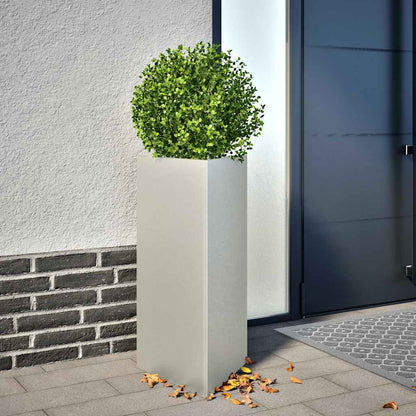 Plantenbakken Driehoek Roestvrij Staal 2 40 x 40 x 75 cm Roestvrij staal/Lichtgrijs