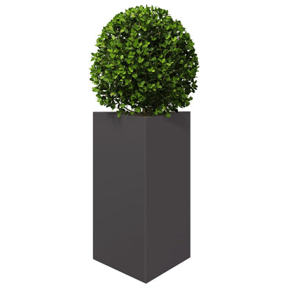 Plantenbakken Driehoek Staal Zwart 2 50 x 43 x 75 cm Staal/Zwart