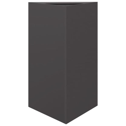 Plantenbakken Driehoek Staal Zwart 2 50 x 43 x 75 cm Staal/Zwart