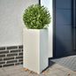 Plantenbakken Driehoek Staal Wit 2 50 x 43 x 75 cm Staal/Wit
