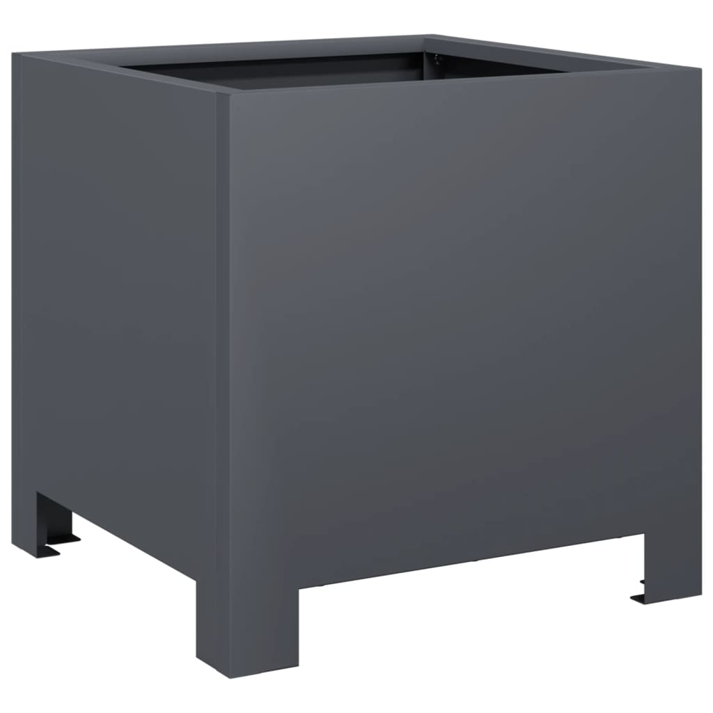 Plantenbakken Staal Antracietkleurig 2 30 x 30 x 30 cm Staal/Antracietkleurig