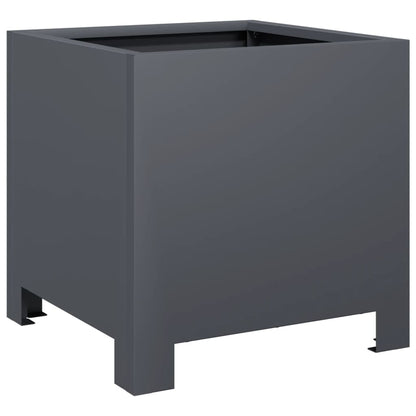 Plantenbakken Staal Antracietkleurig 2 30 x 30 x 30 cm Staal/Antracietkleurig