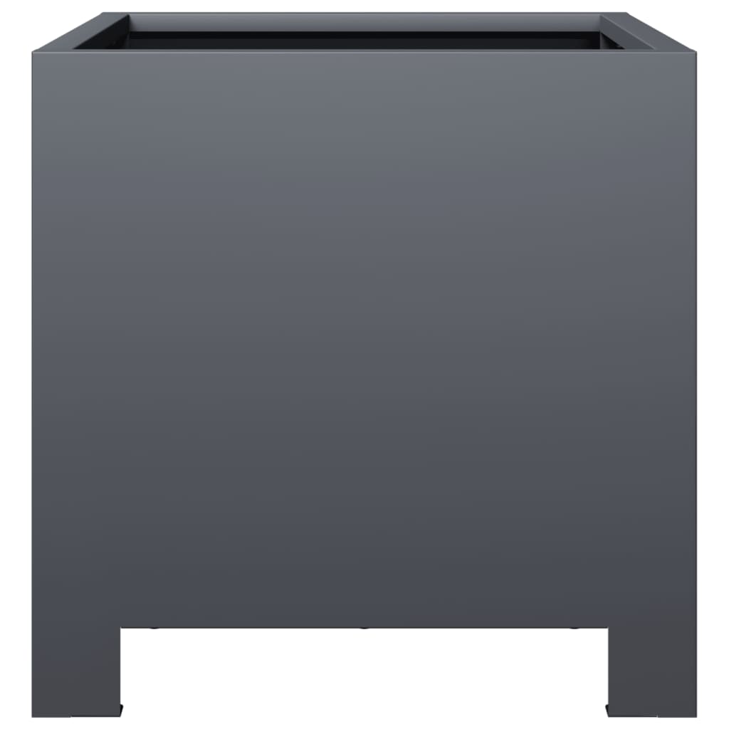 Plantenbakken Staal Antracietkleurig 2 30 x 30 x 30 cm Staal/Antracietkleurig