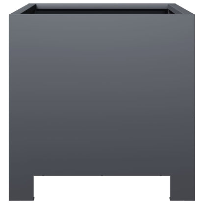 Plantenbakken Staal Antracietkleurig 2 30 x 30 x 30 cm Staal/Antracietkleurig