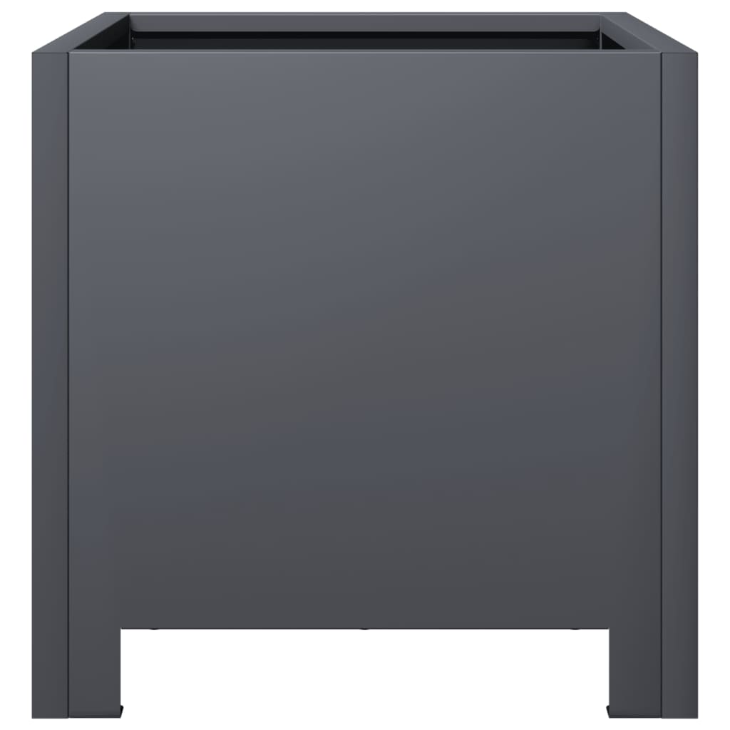 Plantenbakken Staal Antracietkleurig 2 30 x 30 x 30 cm Staal/Antracietkleurig