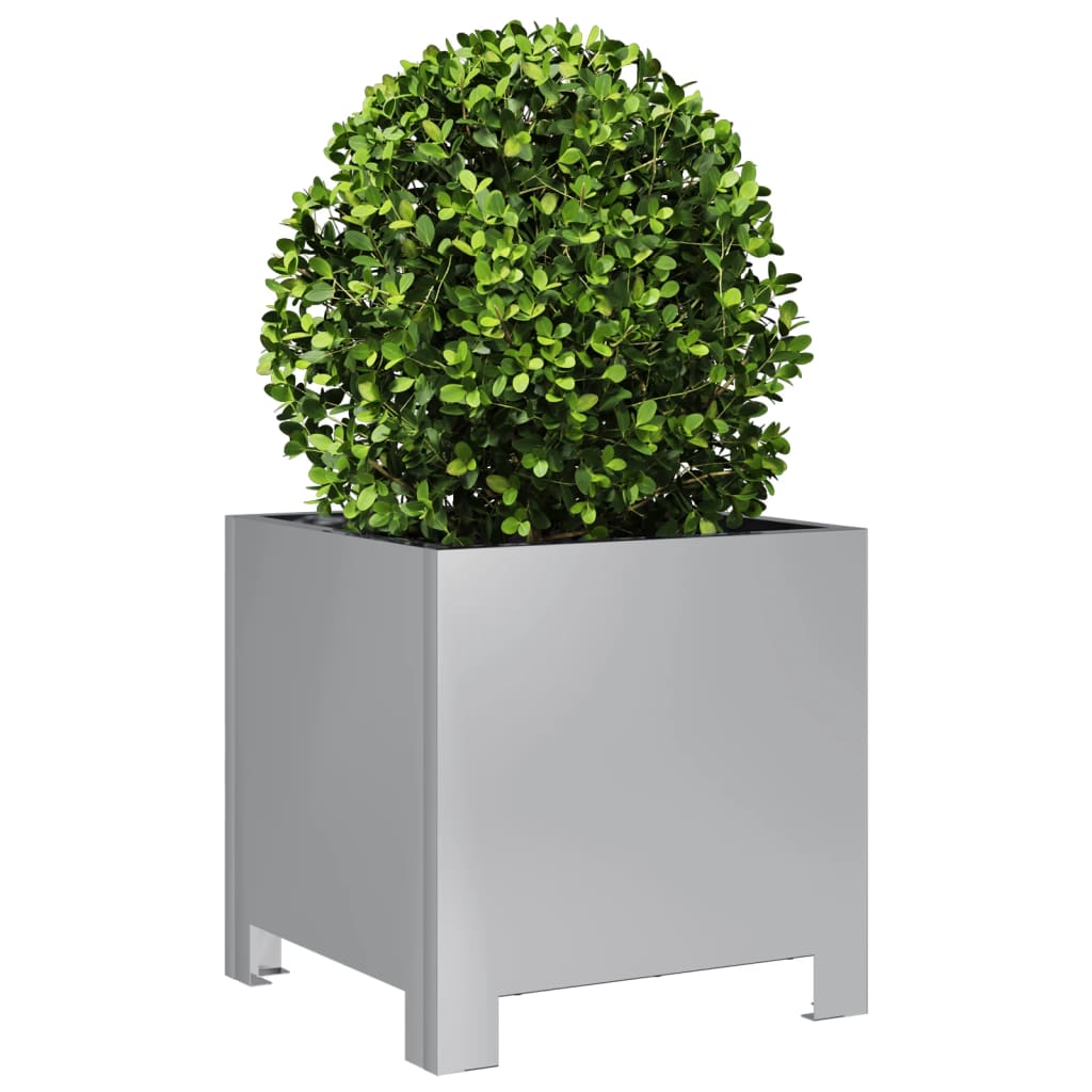 Plantenbakken Gegalvaniseerd Staal 2 30 x 30 x 30 cm Gegalvaniseerd staal/Grijs