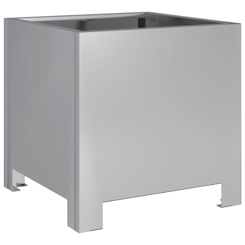 Plantenbakken Gegalvaniseerd Staal 2 30 x 30 x 30 cm Gegalvaniseerd staal/Grijs