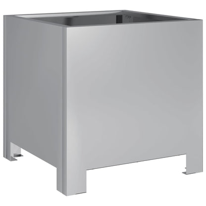 Plantenbakken Gegalvaniseerd Staal 2 30 x 30 x 30 cm Gegalvaniseerd staal/Grijs