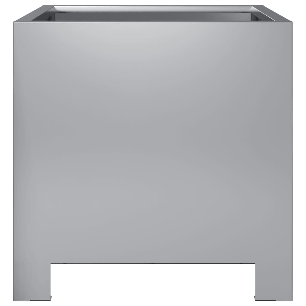 Plantenbakken Gegalvaniseerd Staal 2 30 x 30 x 30 cm Gegalvaniseerd staal/Grijs