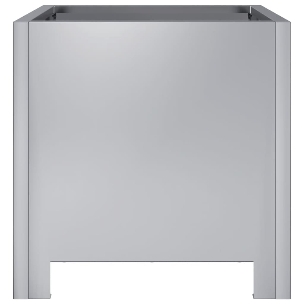 Plantenbakken Gegalvaniseerd Staal 2 30 x 30 x 30 cm Gegalvaniseerd staal/Grijs