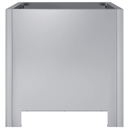 Plantenbakken Gegalvaniseerd Staal 2 30 x 30 x 30 cm Gegalvaniseerd staal/Grijs