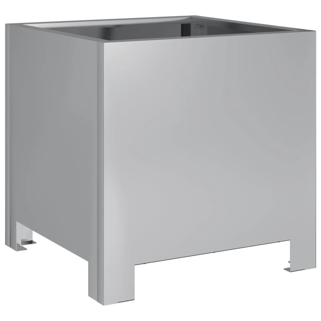 Plantenbakken Gegalvaniseerd Staal 2 30 x 30 x 30 cm Gegalvaniseerd staal/Grijs