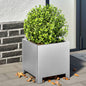 Plantenbakken Gegalvaniseerd Staal 2 30 x 30 x 30 cm Gegalvaniseerd staal/Grijs