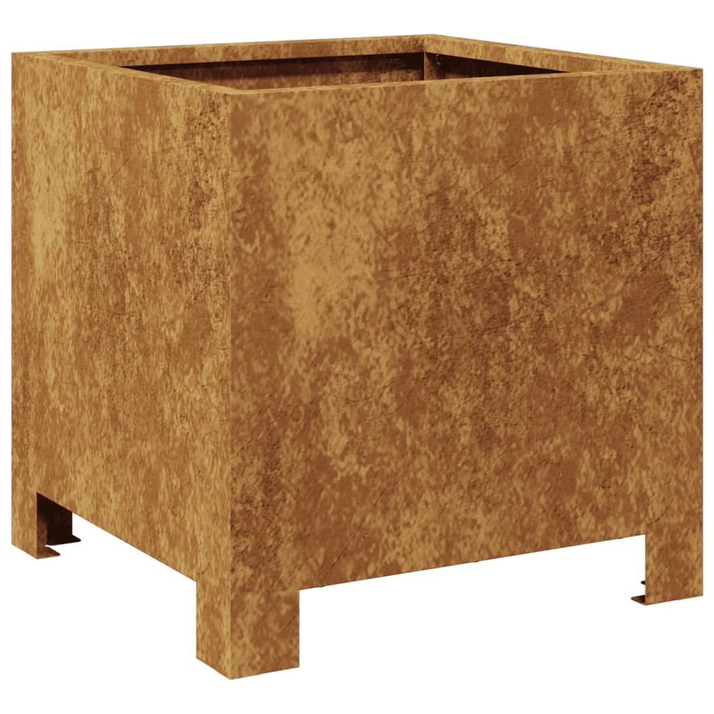 Plantenbakken Weervast Staal 2 30 x 30 x 30 cm Cortenstaal/Bruin