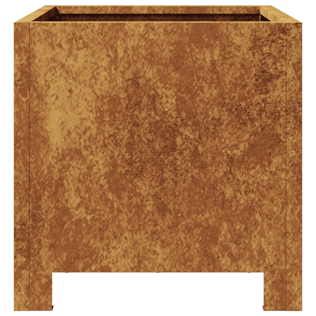 Plantenbakken Weervast Staal 2 30 x 30 x 30 cm Cortenstaal/Bruin
