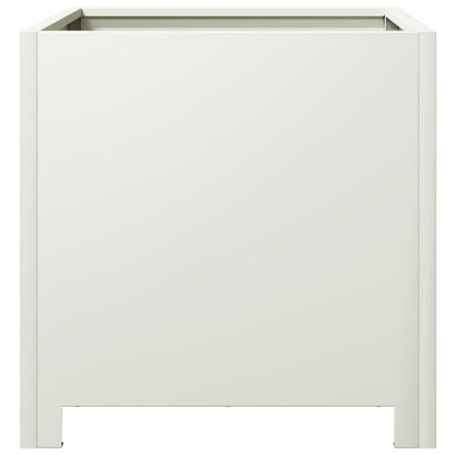 Plantenbakken Staal Wit 2 40 x 40 x 40 cm Staal/Wit