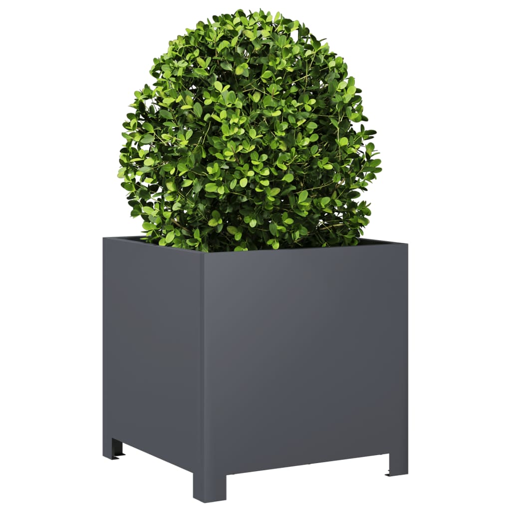 Plantenbakken Staal Antracietkleurig 2 40 x 40 x 40 cm Staal/Antracietkleurig