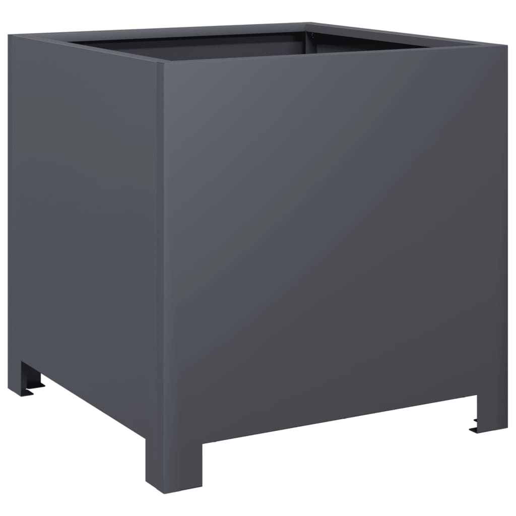 Plantenbakken Staal Antracietkleurig 2 40 x 40 x 40 cm Staal/Antracietkleurig