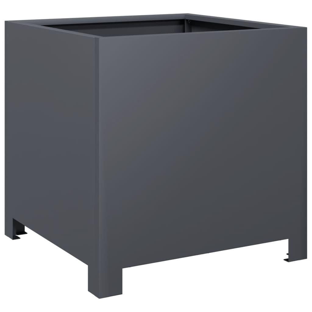 Plantenbakken Staal Antracietkleurig 2 40 x 40 x 40 cm Staal/Antracietkleurig