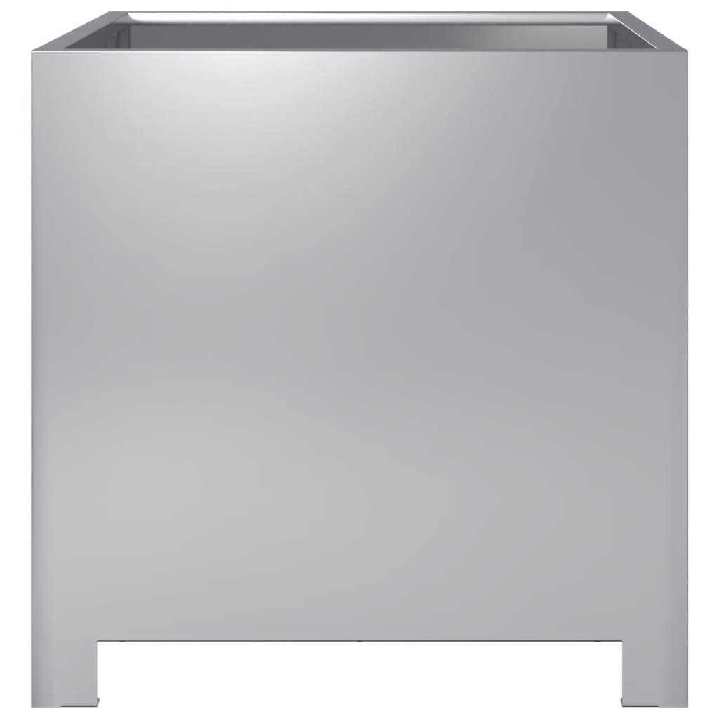 Plantenbakken Gegalvaniseerd Staal 2 40 x 40 x 40 cm Gegalvaniseerd staal/Grijs