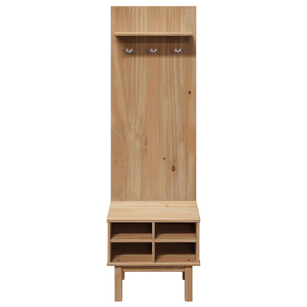 Gangkast OTTA 50x40x160 cm massief grenenhout