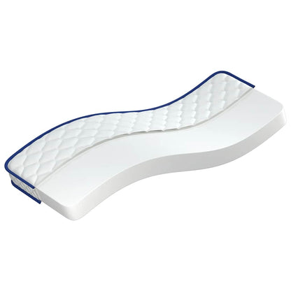 Traagschuimmatras 70x200x17 cm wit