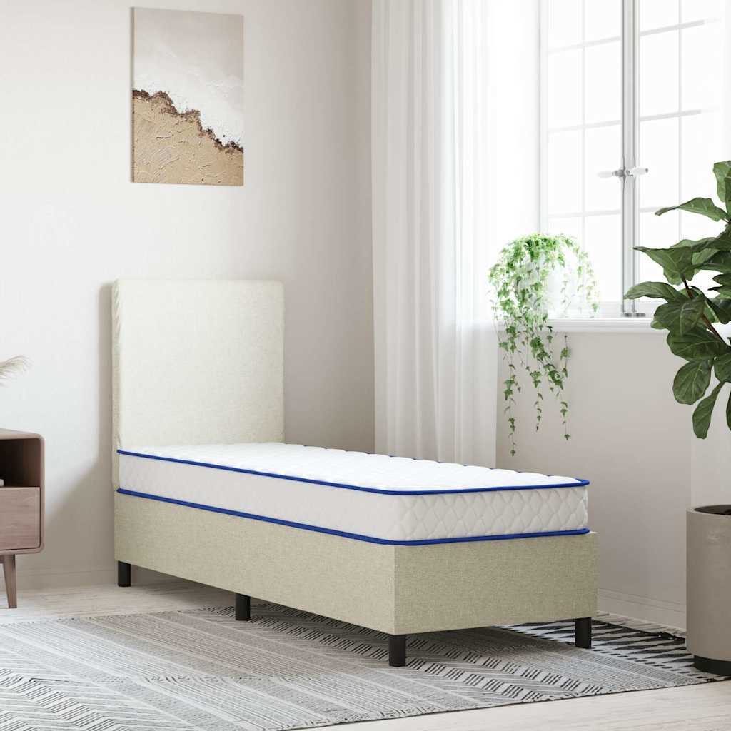Traagschuimmatras 70x200x17 cm wit