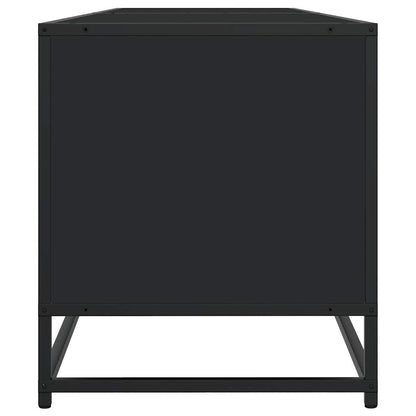Tv-meubel 180,5x40x46 cm bewerkt hout zwart