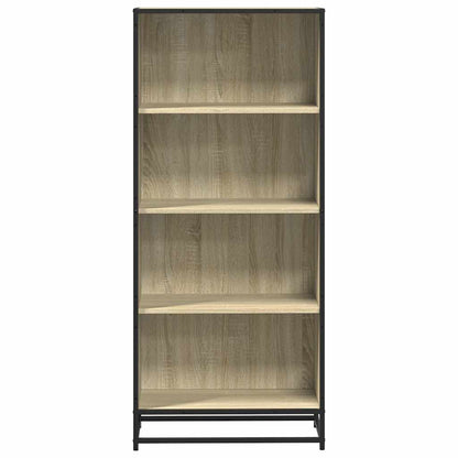Boekenkast 60x35x139 cm bewerkt hout sonoma eikenkleurig