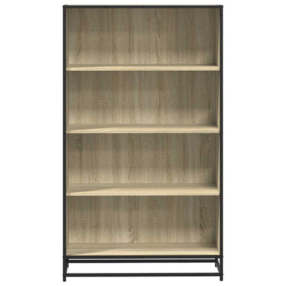 Boekenkast 80,5x35x139 cm bewerkt hout sonoma eikenkleurig