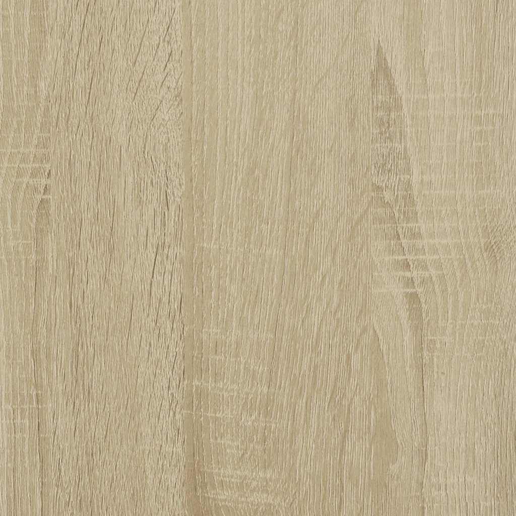 Boekenkast 80,5x35x139 cm bewerkt hout sonoma eikenkleurig