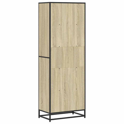 Boekenkast 60x35x170,5 cm bewerkt hout sonoma eikenkleurig