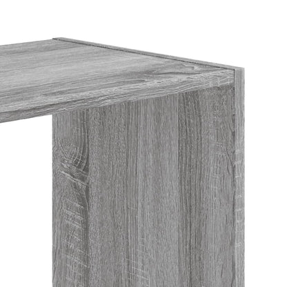 Boekenkast 68,5x32x68,5 cm bewerkt hout grijs sonoma eiken