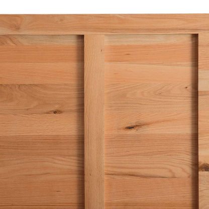 Eettafel rechthoekig 180x80x74 cm massief eikenhout lichtbruin