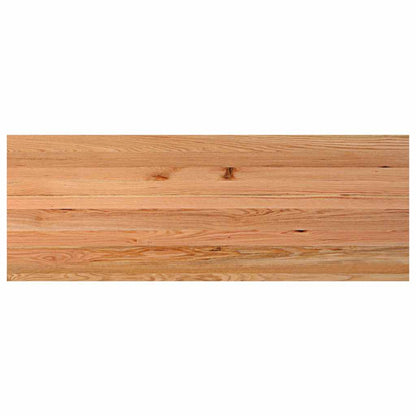 Eettafel rechthoekig 220x80x74 cm massief eikenhout lichtbruin
