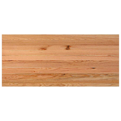 Eettafel met natuurlijke rand 220x80x74 cm massief eikenhout