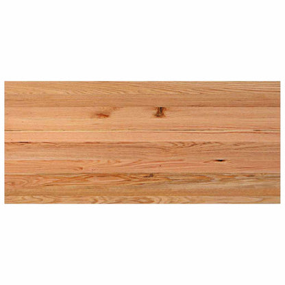 Eettafel met natuurlijke rand 220x80x74 cm massief eikenhout