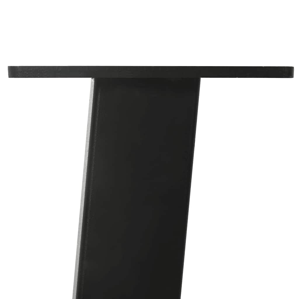 Eettafel rechthoekig 240x80x74 cm massief eikenhout lichtbruin