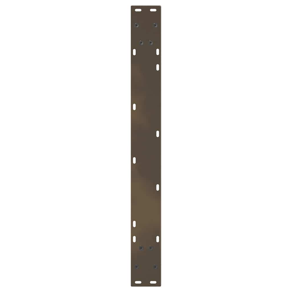 Eettafel rechthoekig 180x90x74 cm massief eikenhout lichtbruin